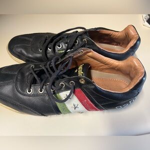 Black and Multicolor Men's Sneakers